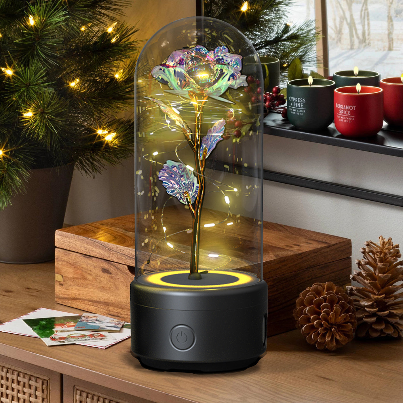 Luminous Rose Speaker Gift