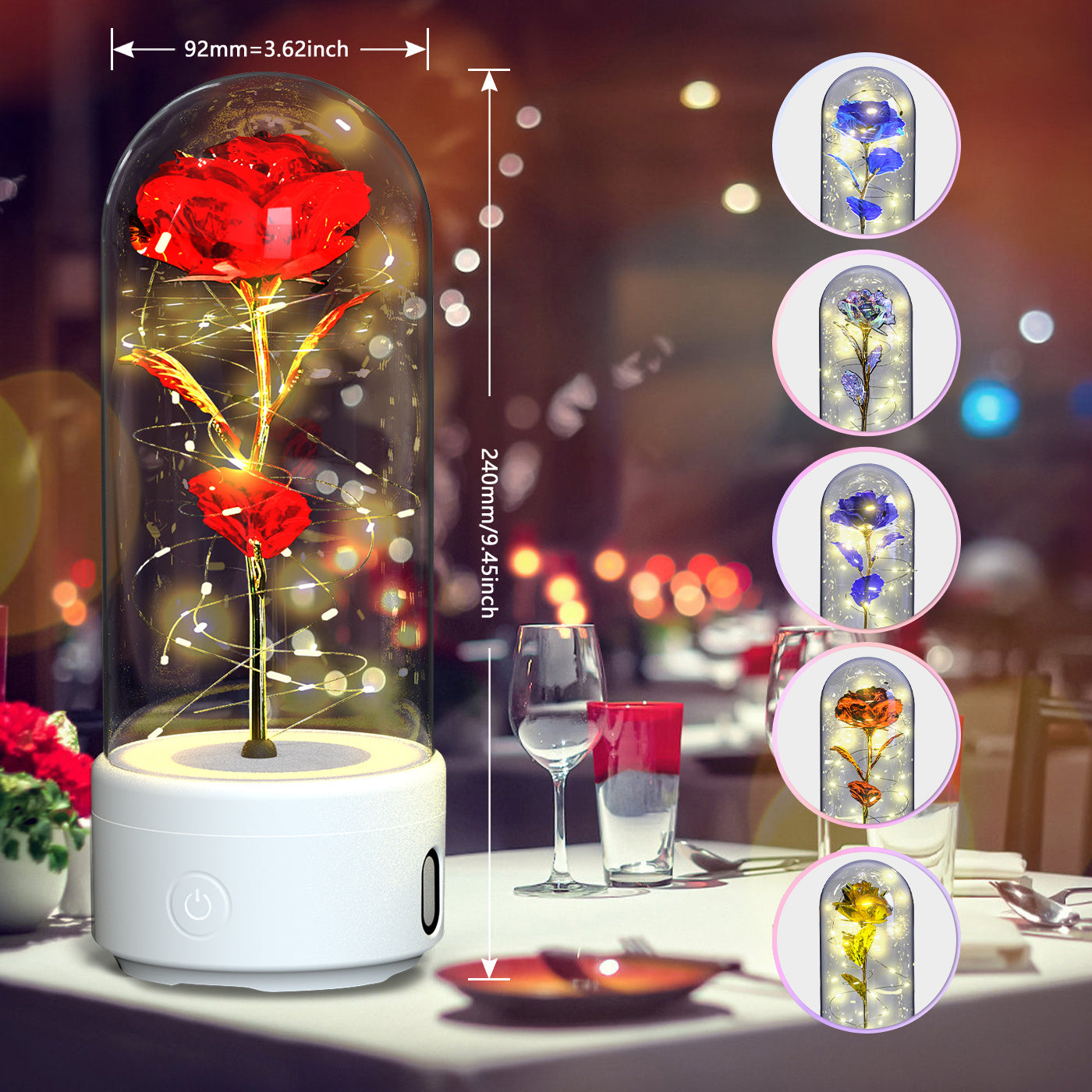 Luminous Rose Speaker Gift