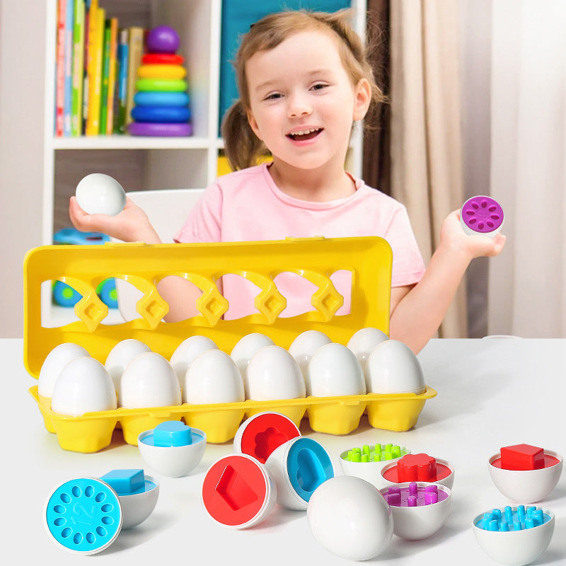 Baby Learning Educational Smart Egg Toy Games Shape Matching Sorters For Kids