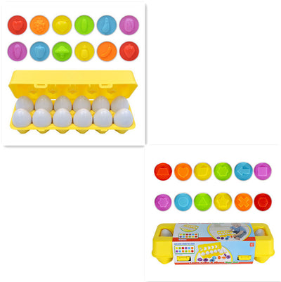 Baby Learning Educational Smart Egg Toy Games Shape Matching Sorters For Kids