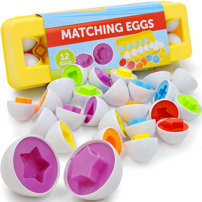 Baby Learning Educational Smart Egg Toy Games Shape Matching Sorters For Kids