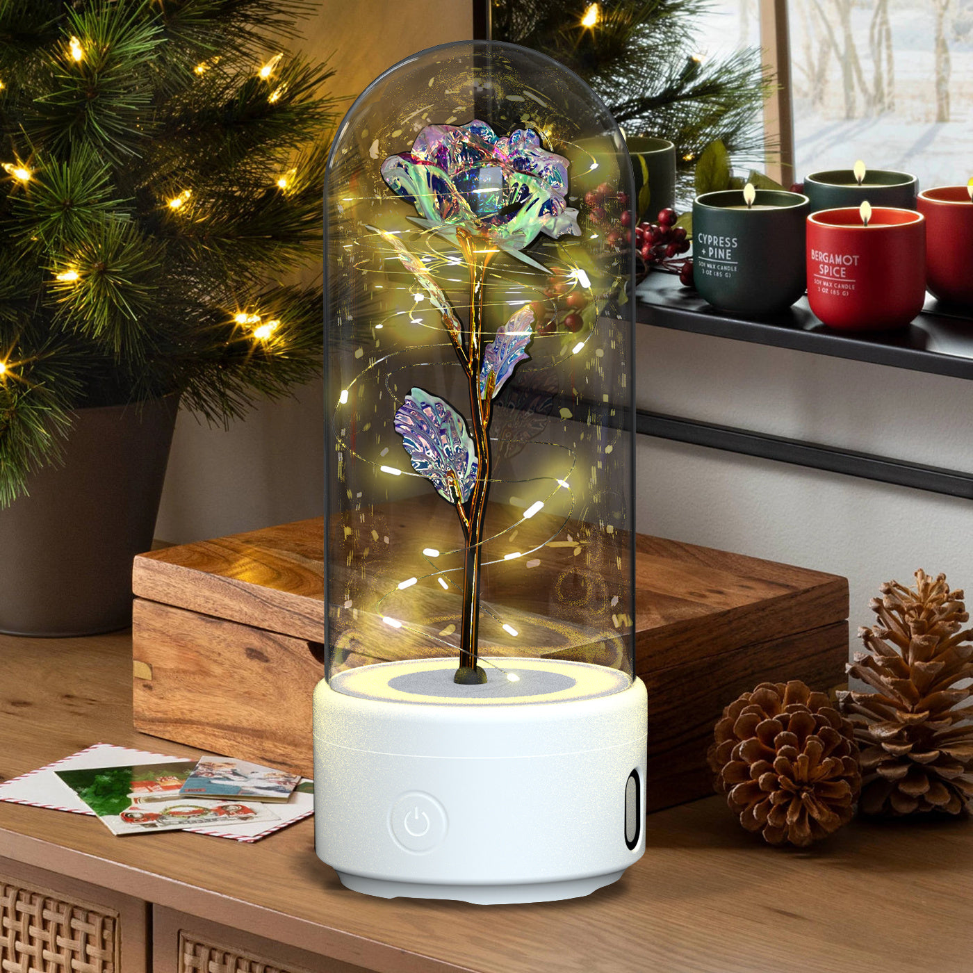 Luminous Rose Speaker Gift