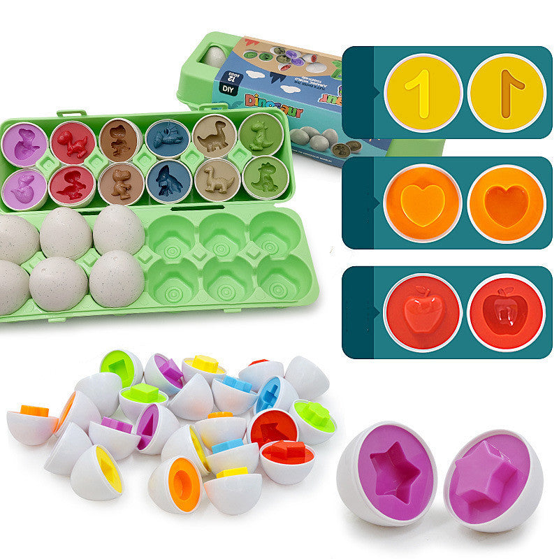 Baby Learning Educational Smart Egg Toy Games Shape Matching Sorters For Kids